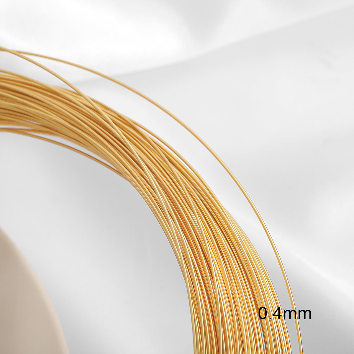 Color-preserving 18K Gold-coated Semi-hard Wire Winding Gold Injection Copper Wire Manual