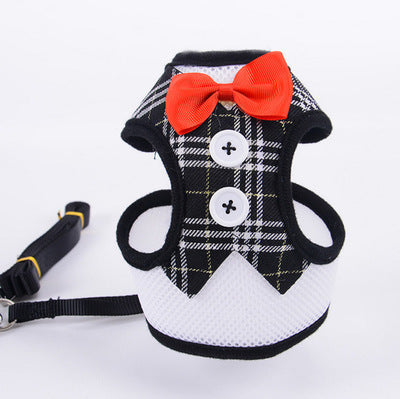 Bow evening dress pet strap