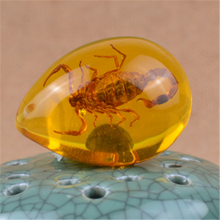 Amber Beeswax Pendant