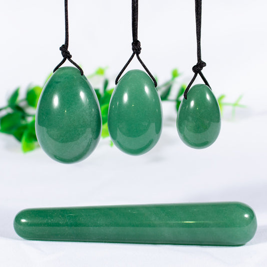 Aventurine Massage Jade Egg Tiger Eye Ornament