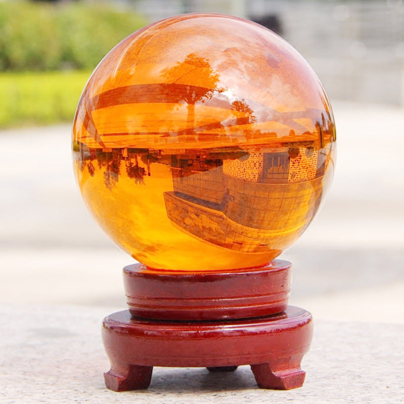 Amber crystal ball