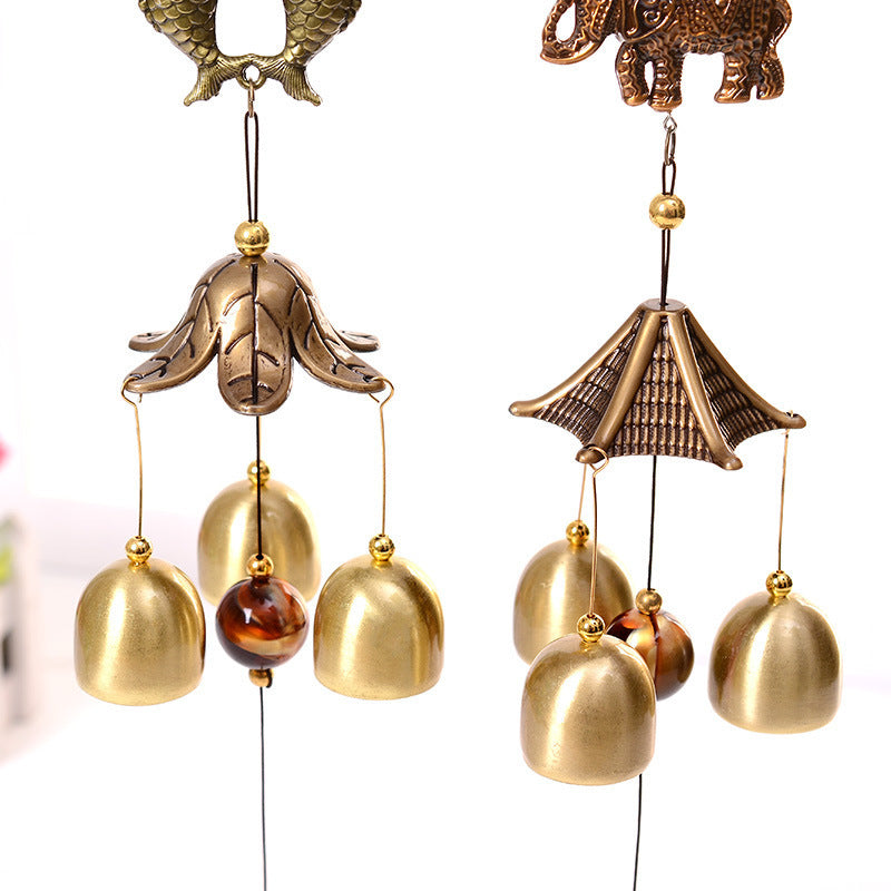 Retro Metal Wind Chimes Pisces Wind Chimes Door And Window Ornaments