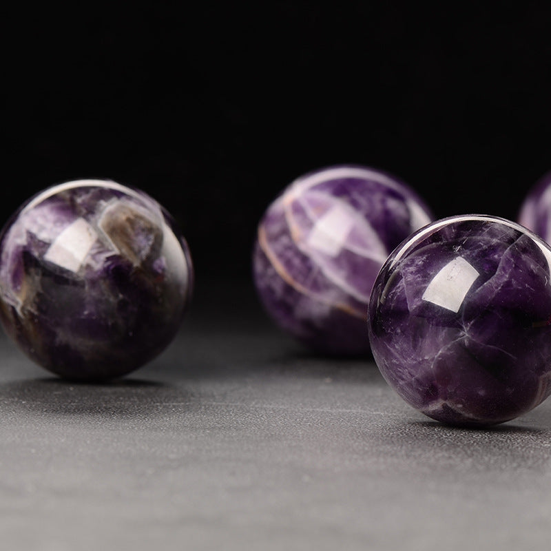 Natural Dream Amethyst Ball Pendant Original Stone