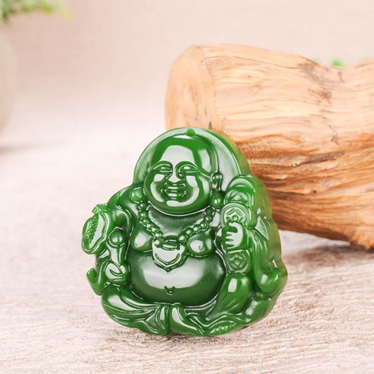 High imitation jasper carving money Ruyi Buddha