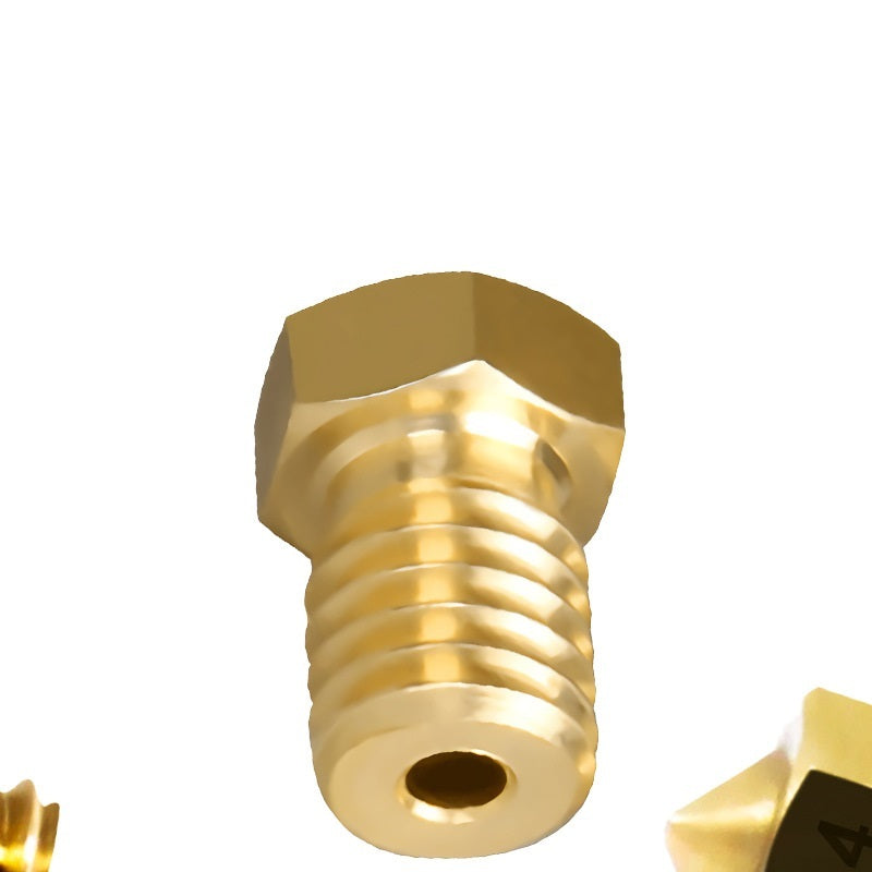 3D Printer E3D Nozzle Smooth Brass Nozzle M6 Threaded Brass Parts