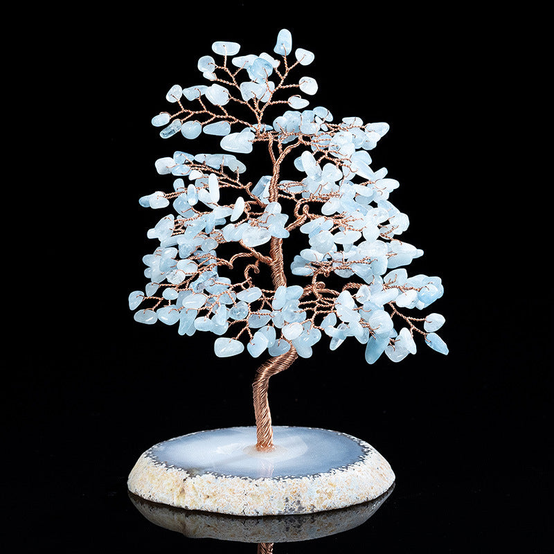 Crystal Lucky Tree Fortune Tree Agate Handmade Crafts