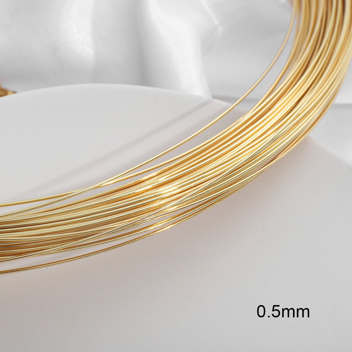 Color-preserving 18K Gold-coated Semi-hard Wire Winding Gold Injection Copper Wire Manual