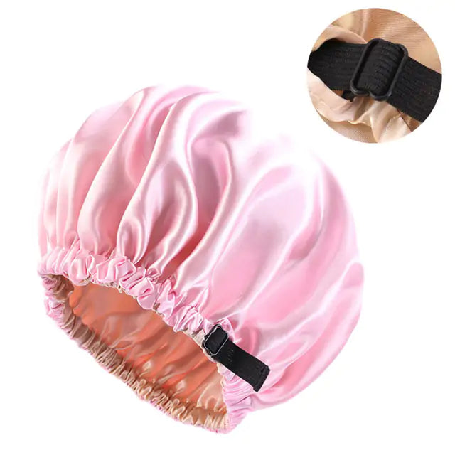 Reversible Satin Hair Caps