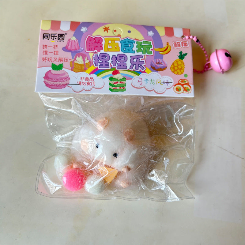TPR Soft Rubber Decompression Toy Hamster Super Soft And Cute