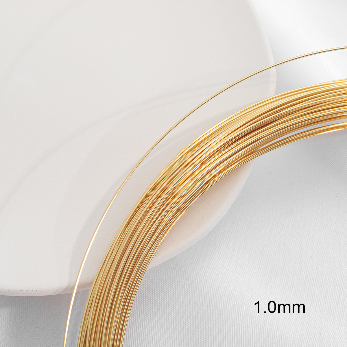 Color-preserving 18K Gold-coated Semi-hard Wire Winding Gold Injection Copper Wire Manual