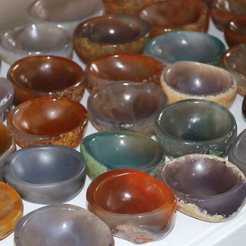 Home Crystal Agate Bowl Decoration