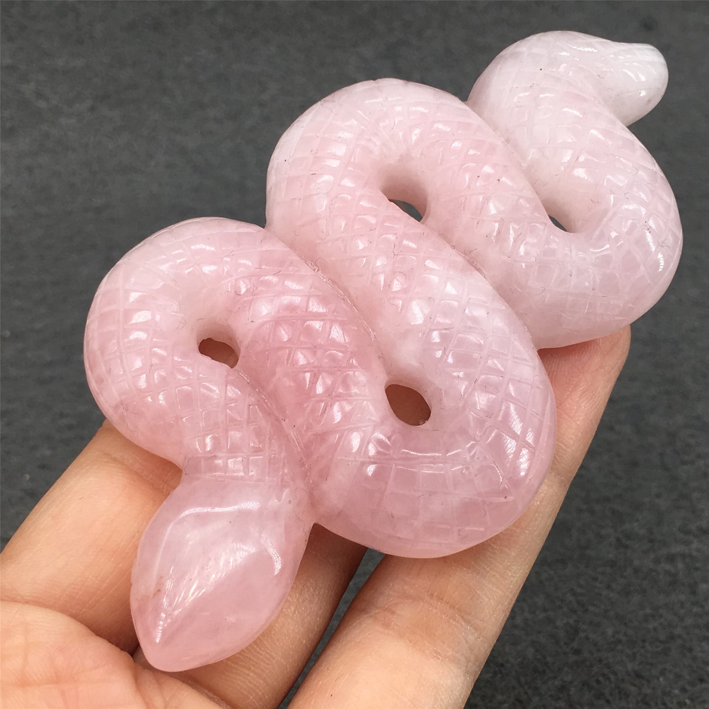 New Natural Crystal Carving Snake Ornament