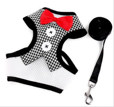 Bow evening dress pet strap