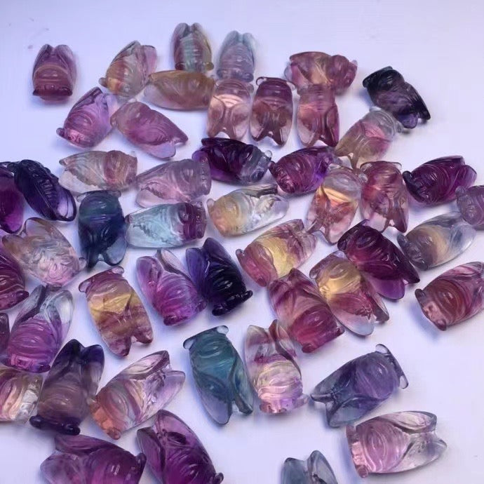 Natural Fluorite Raw Stone Pendant Accessories