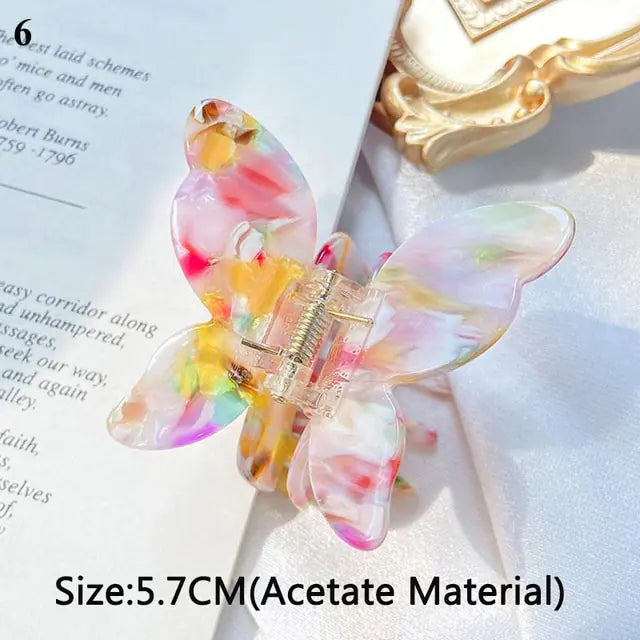 Sweet Fairy Butterfly Shape Hair Claws