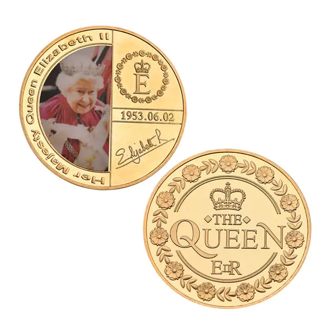 Queen Elizabeth II Gold Commemorative Coin