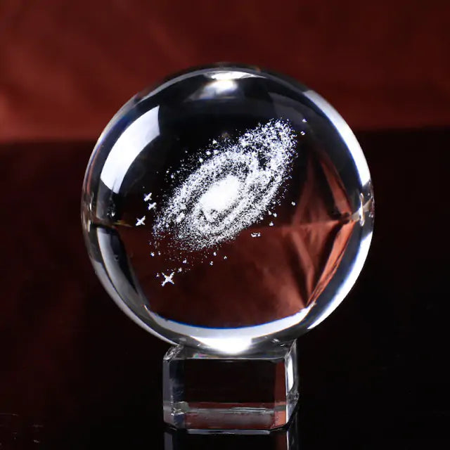 6/8cm Galaxy Miniature 3D Crystal Ball