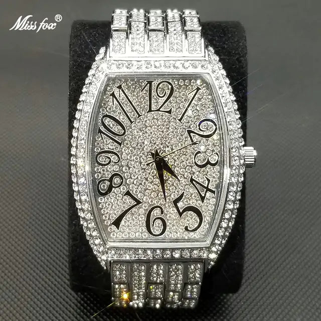 Popular Tonneau Diamond Watch