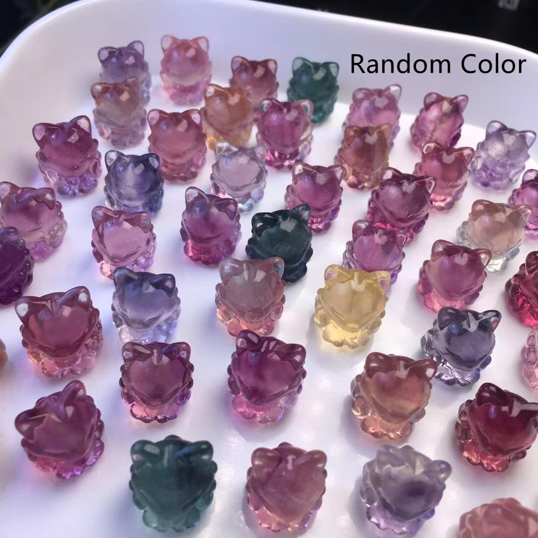 Fashionable And Simple Natural Fluorite Pendant Accessories