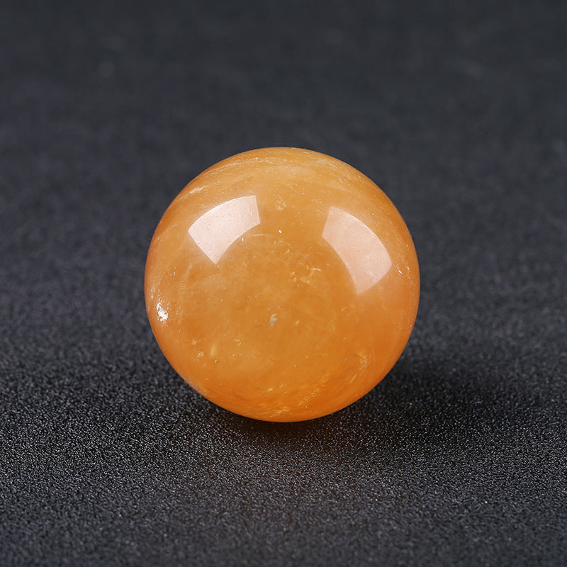 Citrine Calcite Ball Crystal Crafts