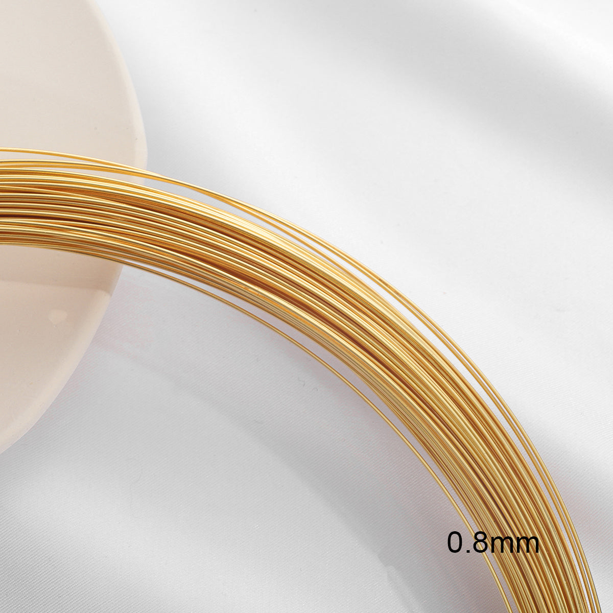 Color-preserving 18K Gold-coated Semi-hard Wire Winding Gold Injection Copper Wire Manual