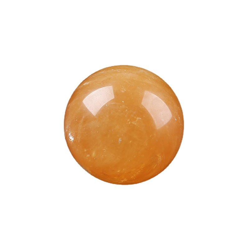 Citrine Calcite Ball Crystal Crafts