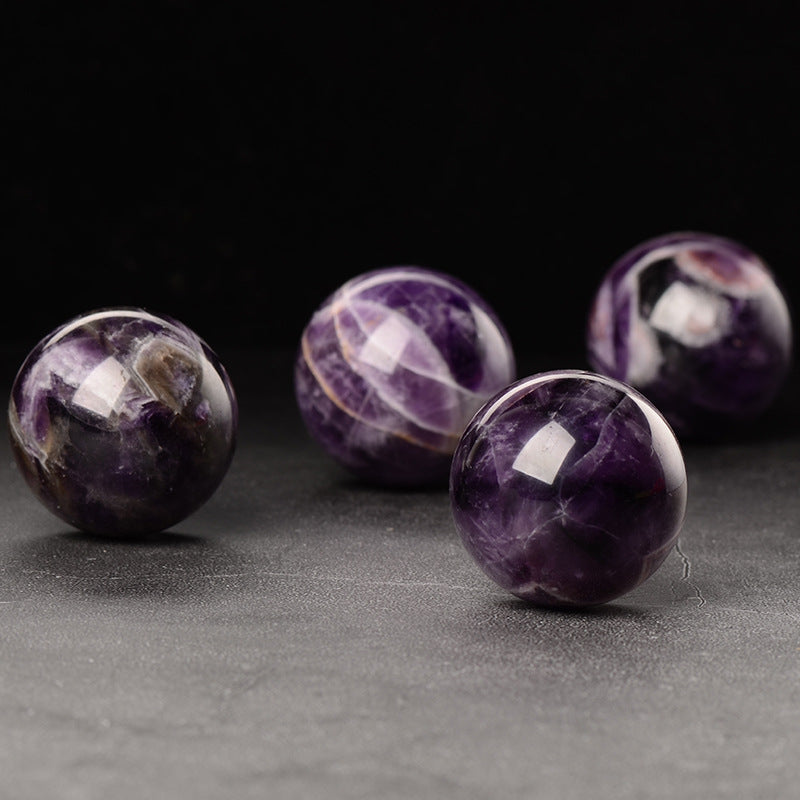 Natural Dream Amethyst Ball Pendant Original Stone