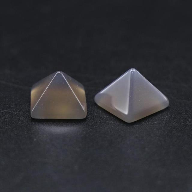 New 5pcs Pyramid Gemstone Natural Stone Crystal Quartz