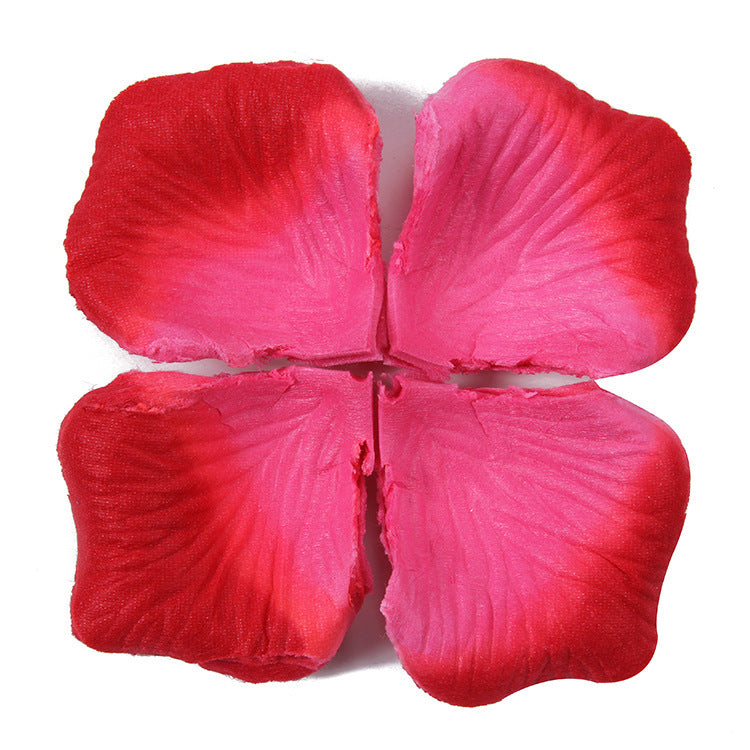 100 Pieces Of Artificial Rose Petals Arranged In Non-woven Fabric