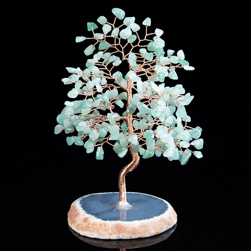 Crystal Lucky Tree Fortune Tree Agate Handmade Crafts