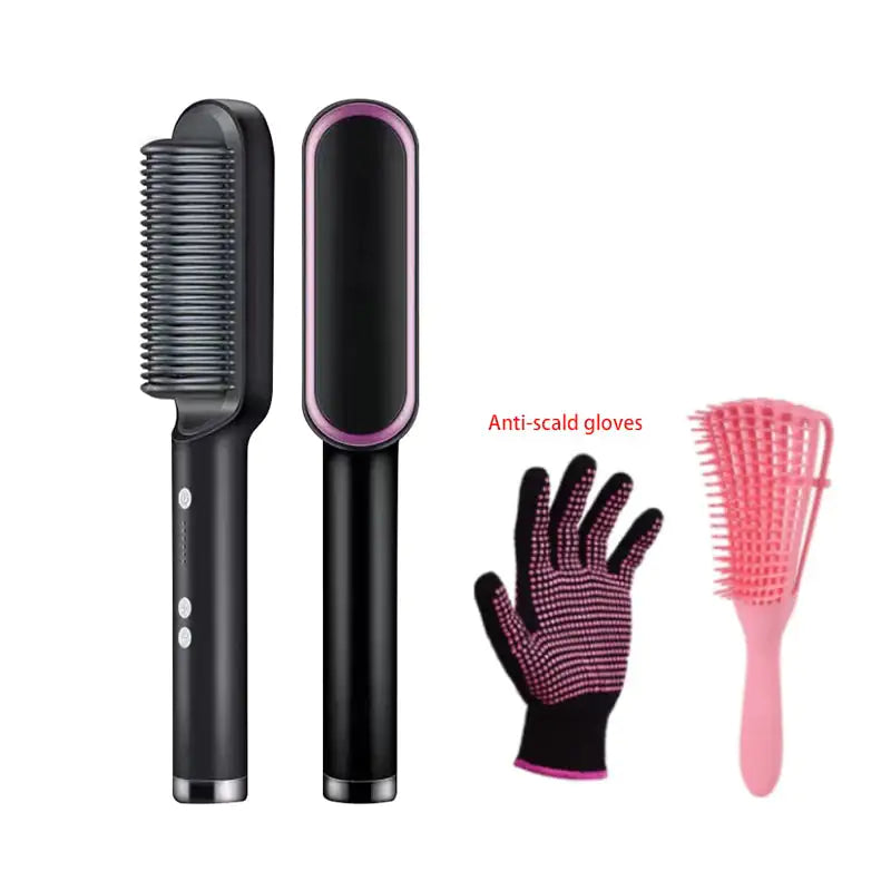 Hair Straightener Comb Set