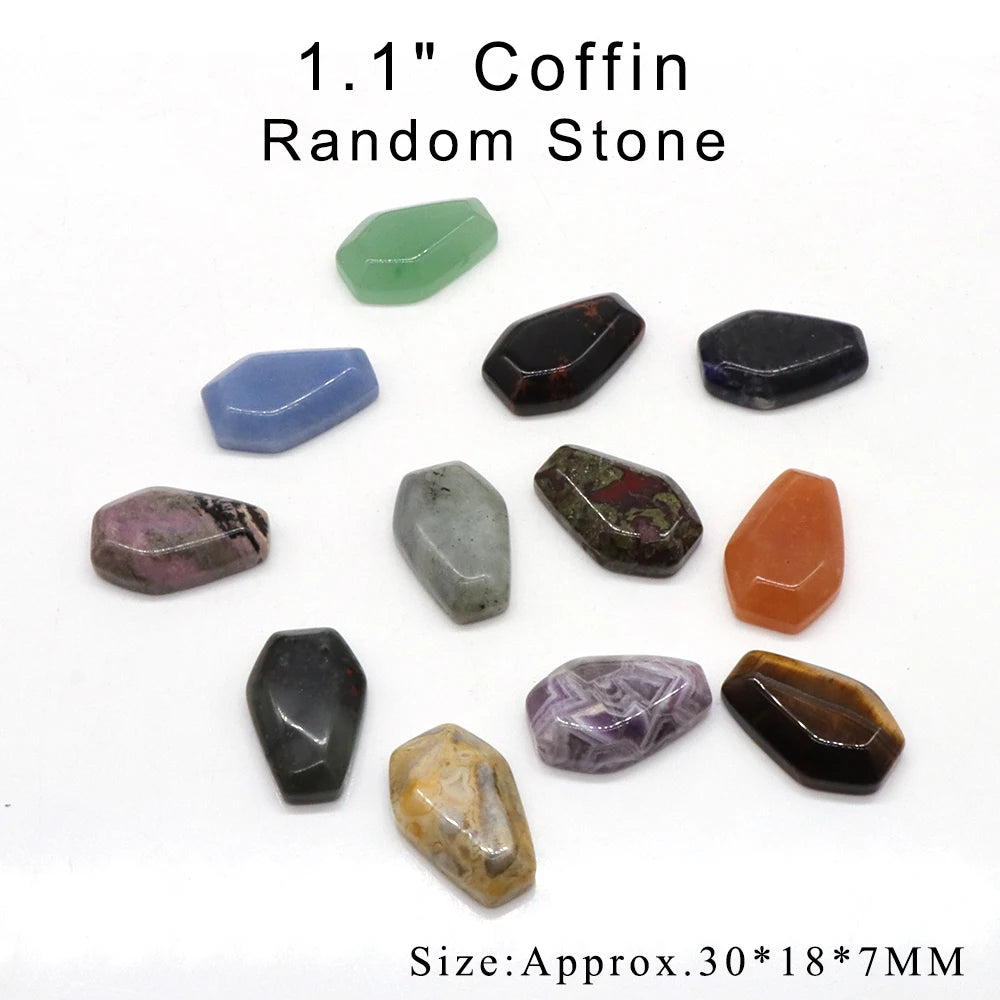 12pc/ Set Mix Natural Random Crystals and Stones Animals