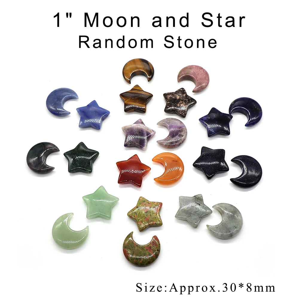 12pc/ Set Mix Natural Random Crystals and Stones Animals