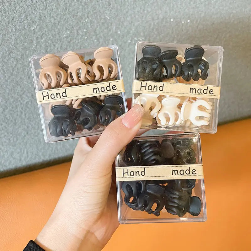 Luxury Matte Plastic Mini Hair Claws