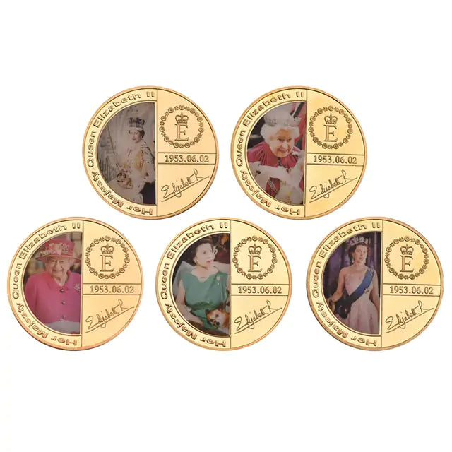 Queen Elizabeth II Gold Commemorative Coin