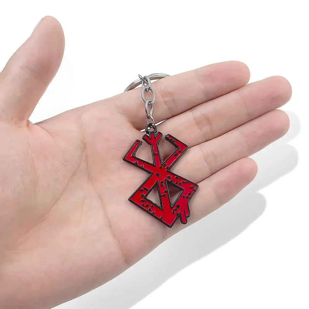 Red Logo Charms Keychain