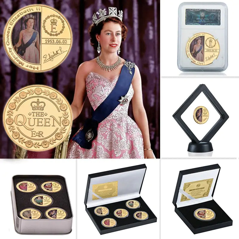 Queen Elizabeth II Gold Commemorative Coin