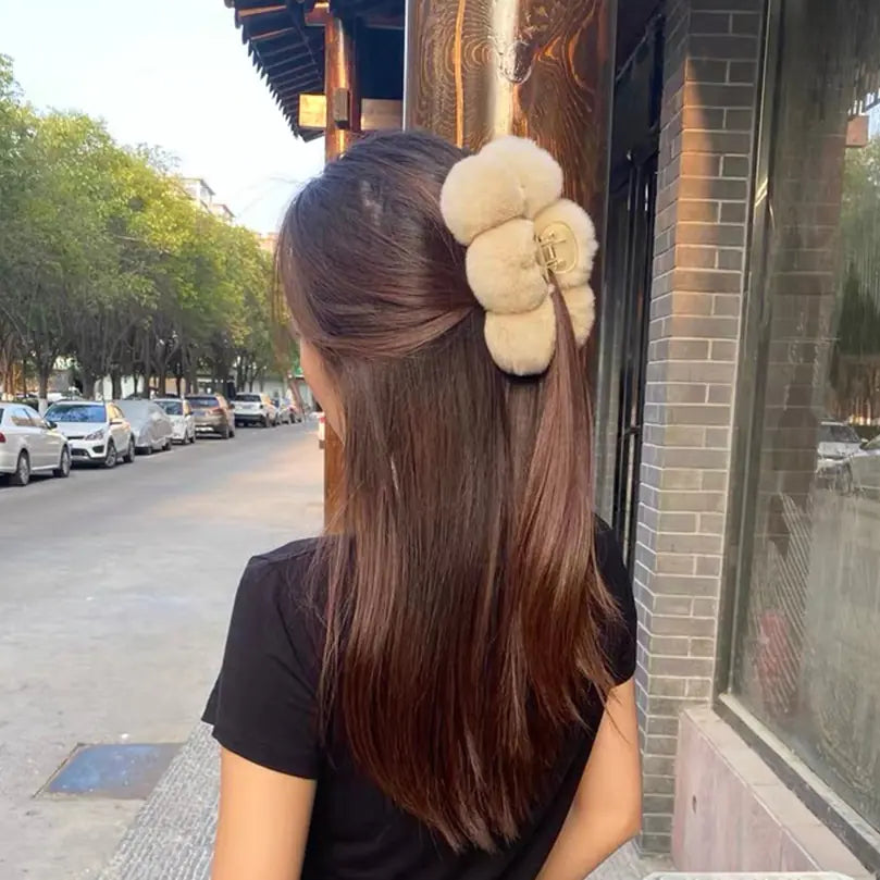 Temperament Rabbit Hair Clip