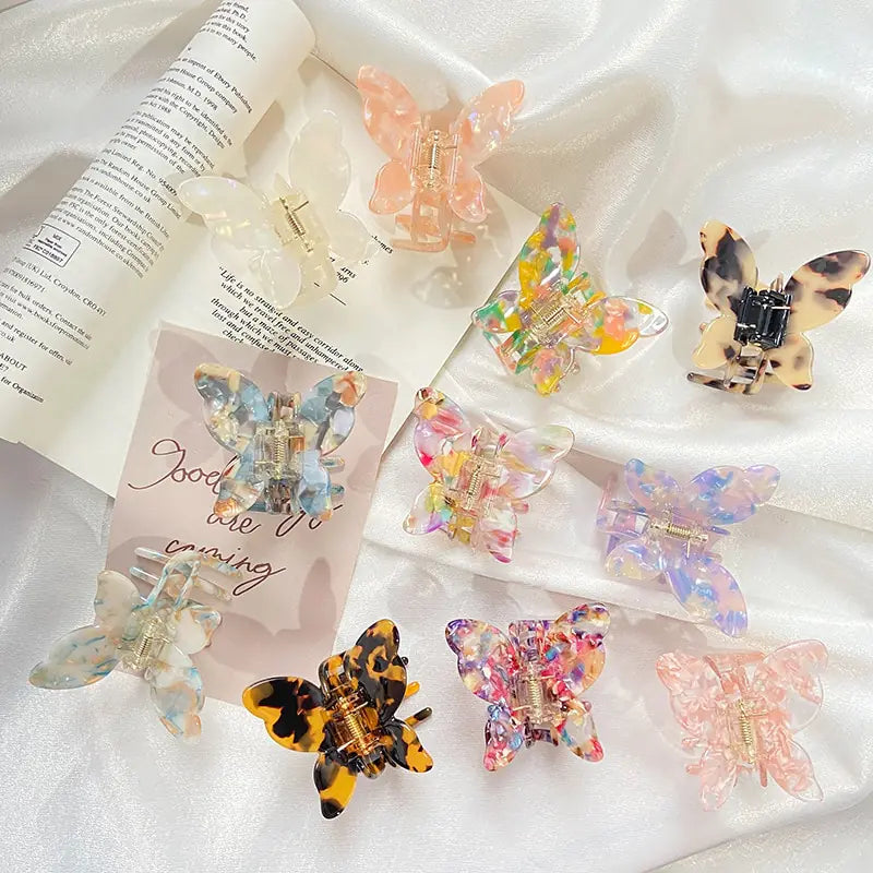 Sweet Fairy Butterfly Shape Hair Claws