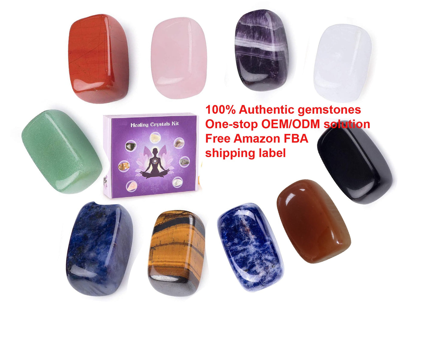 Chakra Stones Healing Crystals Worry Stones