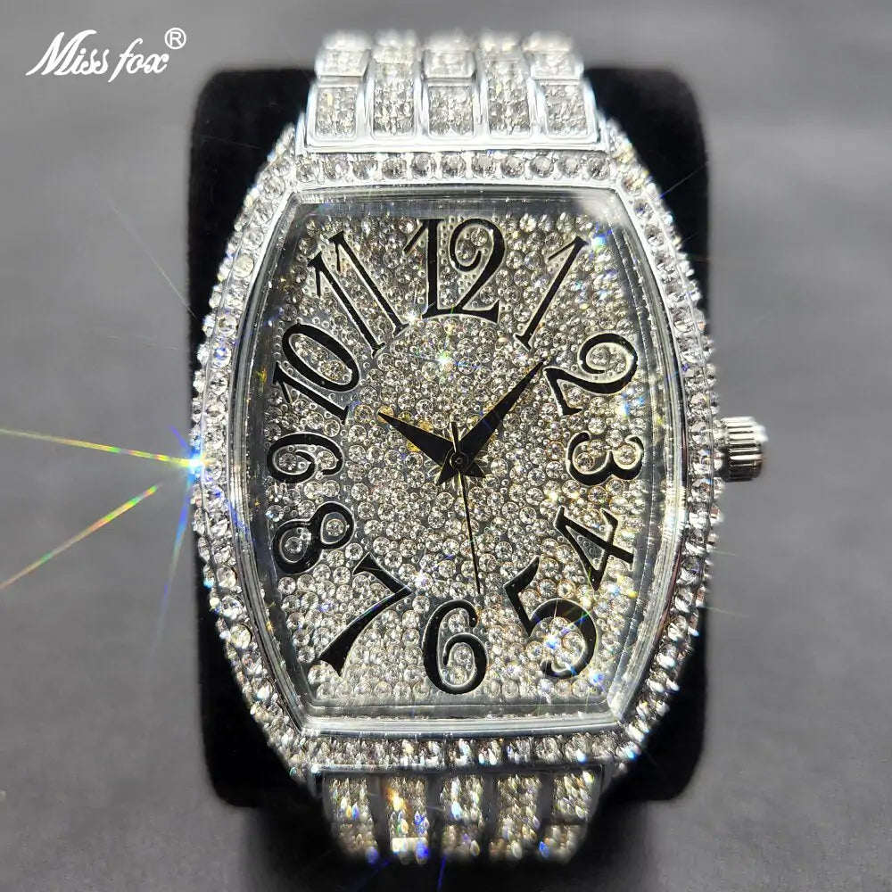 Popular Tonneau Diamond Watch