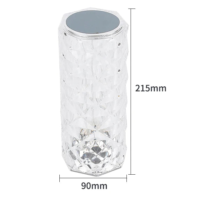 3/16 Colors Crystal Table Lamp