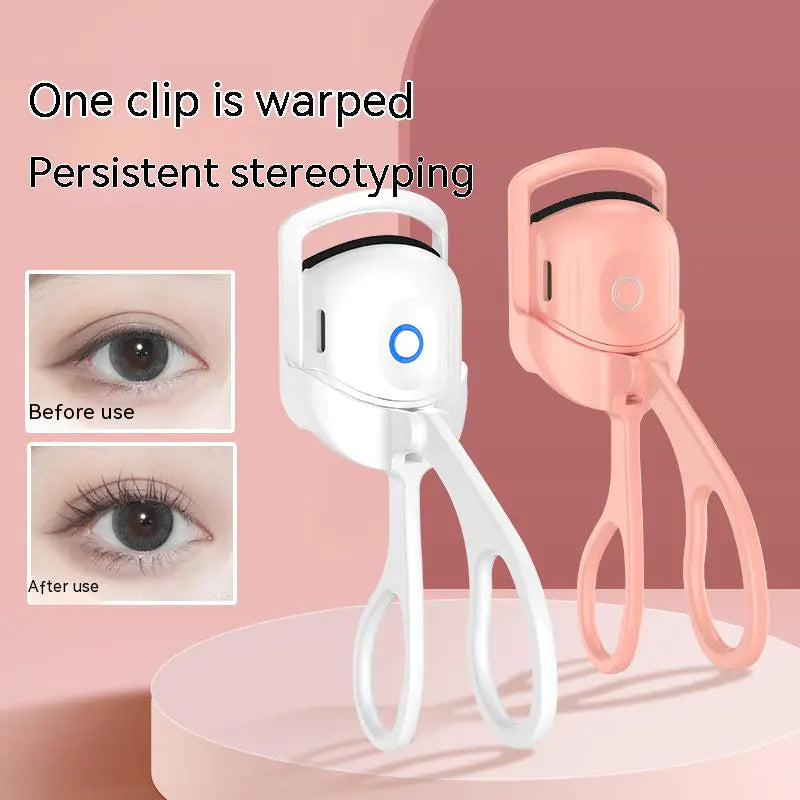 Candy Colored Electric Heated Eyelash Curler Comb